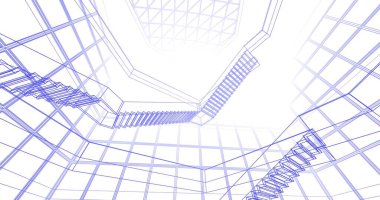 soyut mimari duvar kağıdı, dijital arkaplan