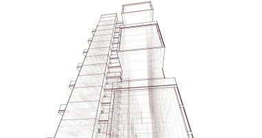 soyut mimari duvar kağıdı, dijital arkaplan