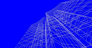 soyut mimari duvar kağıdı, dijital arkaplan