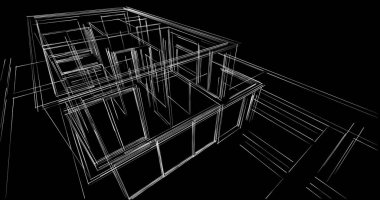 soyut mimari duvar kağıdı, dijital arkaplan