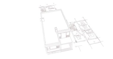 çizgili mimari duvar kağıdı, dijital arkaplan