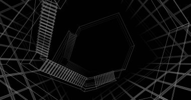 soyut mimari duvar kağıdı, dijital arkaplan