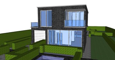 soyut mimari duvar kağıdı, dijital arkaplan