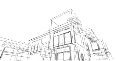 soyut mimari duvar kağıdı, dijital arkaplan