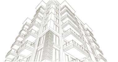 çizgili mimari duvar kağıdı, dijital arkaplan