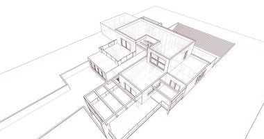 çizgili mimari duvar kağıdı, dijital arkaplan
