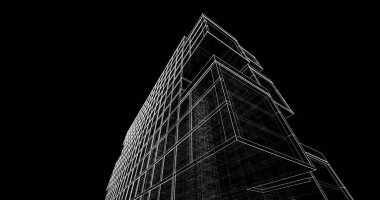 soyut mimari duvar kağıdı, dijital arkaplan