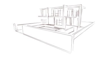 soyut mimari duvar kağıdı, dijital arkaplan