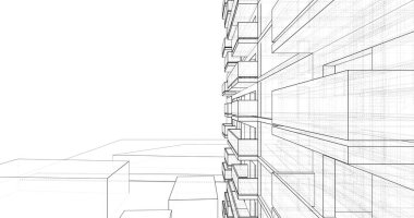 soyut mimari duvar kağıdı, dijital arkaplan