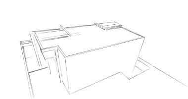 soyut mimari duvar kağıdı, dijital arkaplan