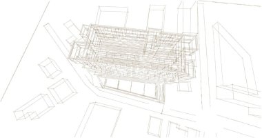 soyut mimari duvar kağıdı, dijital arkaplan