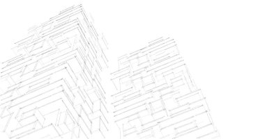 soyut mimari duvar kağıdı, dijital arkaplan