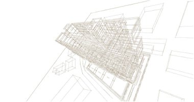 soyut mimari duvar kağıdı, dijital arkaplan