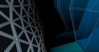 soyut mimari duvar kağıdı, dijital arkaplan