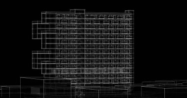 soyut mimari duvar kağıdı, dijital arkaplan