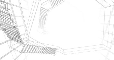 soyut mimari duvar kağıdı, dijital arkaplan