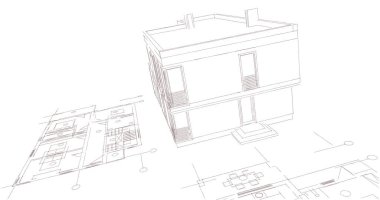 çizgili mimari duvar kağıdı, dijital arkaplan