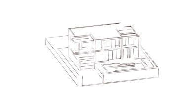 soyut mimari duvar kağıdı, dijital arkaplan