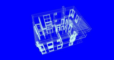 çizgili mimari duvar kağıdı, dijital arkaplan