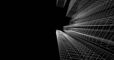 soyut mimari duvar kağıdı, dijital arkaplan