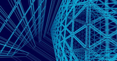 soyut mimari duvar kağıdı, dijital arkaplan