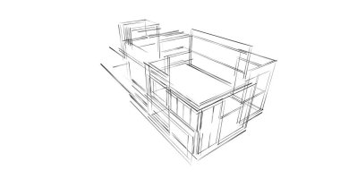 soyut mimari duvar kağıdı, dijital arkaplan