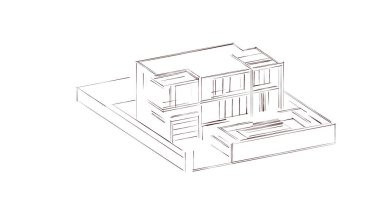 soyut mimari duvar kağıdı, dijital arkaplan