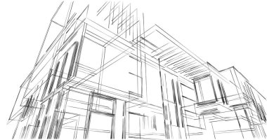 soyut mimari duvar kağıdı, dijital arkaplan