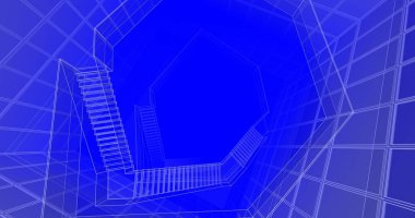 soyut mimari duvar kağıdı, dijital arkaplan