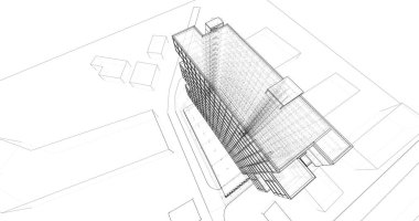 soyut mimari duvar kağıdı, dijital arkaplan