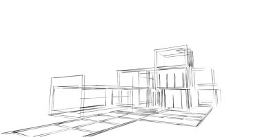 soyut mimari duvar kağıdı, dijital arkaplan