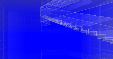 soyut mimari duvar kağıdı, dijital arkaplan