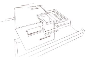 soyut mimari duvar kağıdı, dijital arkaplan