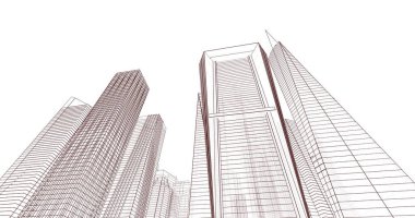 soyut mimari duvar kağıdı, dijital arkaplan