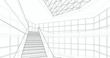 soyut mimari duvar kağıdı, dijital arkaplan