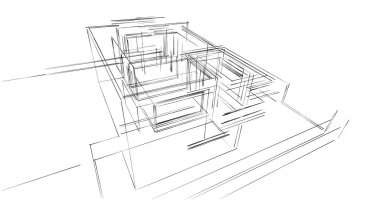 soyut mimari duvar kağıdı, dijital arkaplan