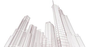 soyut mimari duvar kağıdı, dijital arkaplan