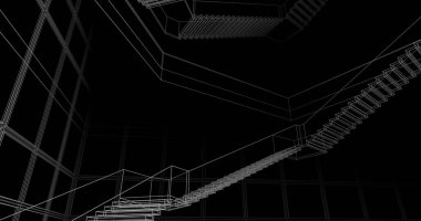 soyut mimari duvar kağıdı, dijital arkaplan