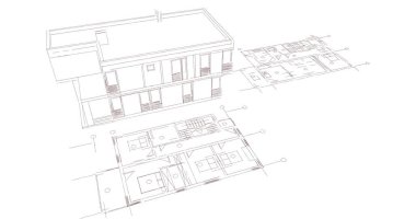 çizgili mimari duvar kağıdı, dijital arkaplan