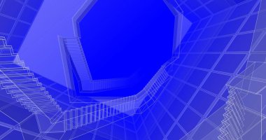 soyut mimari duvar kağıdı, dijital arkaplan