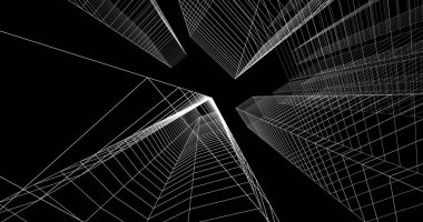 soyut mimari duvar kağıdı, dijital arkaplan