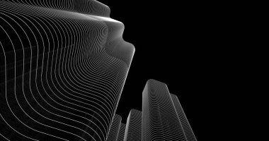 soyut mimari duvar kağıdı, dijital arkaplan