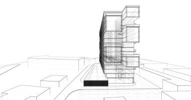 soyut mimari duvar kağıdı, dijital arkaplan