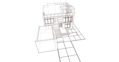 çizgili mimari duvar kağıdı, dijital arkaplan