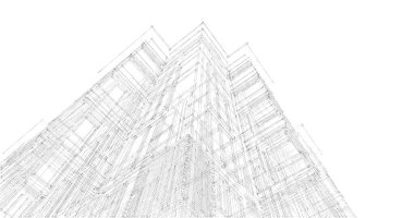 soyut mimari duvar kağıdı, dijital arkaplan