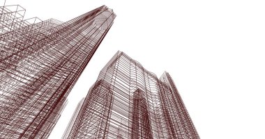 soyut mimari duvar kağıdı, dijital arkaplan