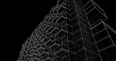 soyut mimari duvar kağıdı, dijital arkaplan