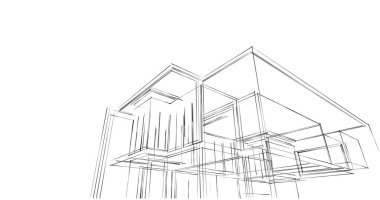 soyut mimari duvar kağıdı, dijital arkaplan