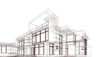 çizgili mimari duvar kağıdı, dijital arkaplan