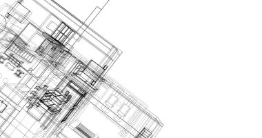 soyut mimari duvar kağıdı, dijital arkaplan